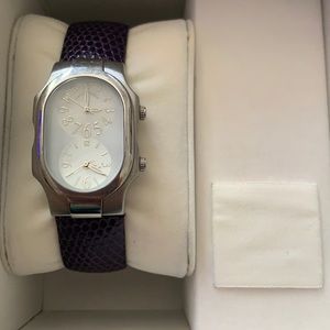 Philip Stein Women’s Watch with Lizard Band